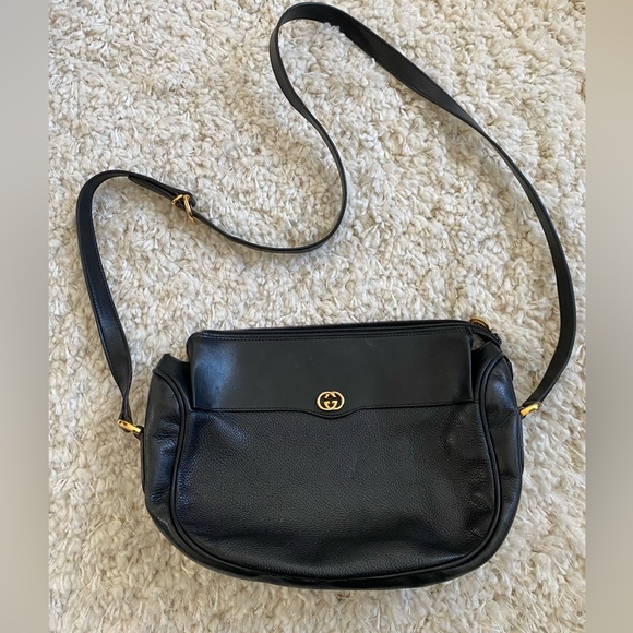 Gucci Bags Vintage Gucci Leather Crossbody Poshmark
